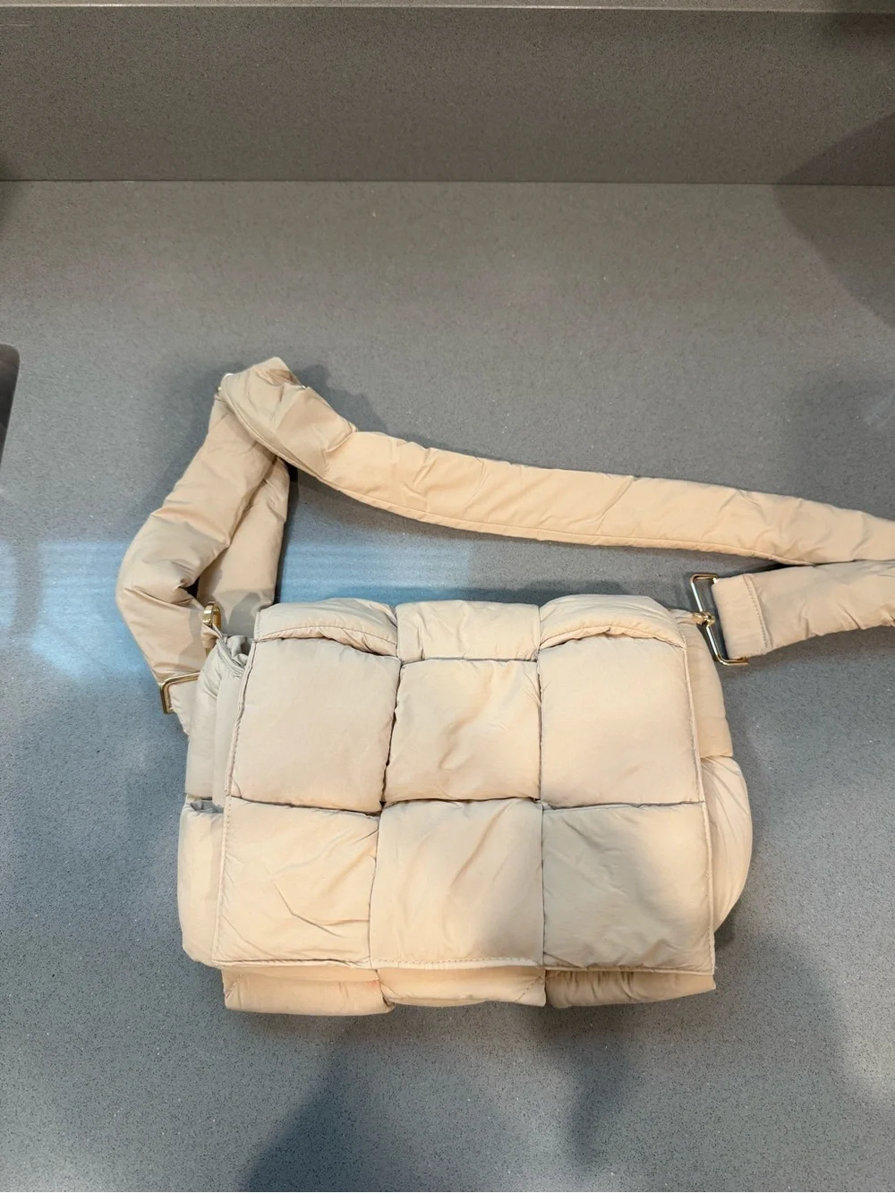 Padded / Woven Crossbody Bag